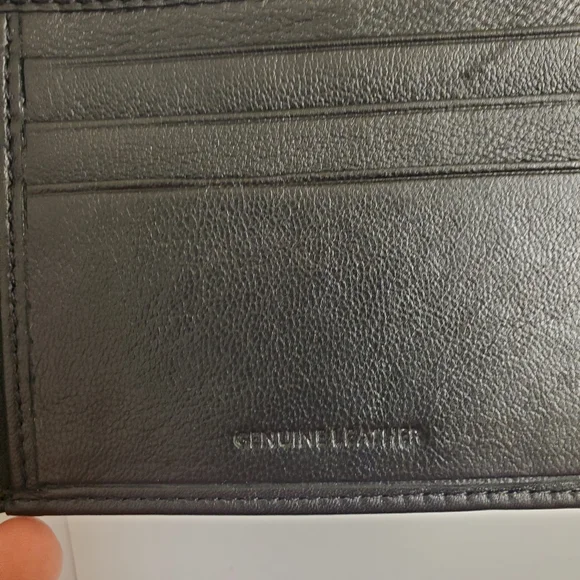 New Calvin Klein black mens real leather wallet - Picture 5 of 9